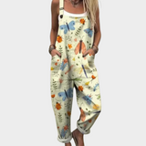 Comfortable Print Jumpsuit