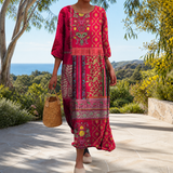 Flowing long dress – chic and comfortable