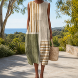 Comfortable sleeveless spring dress