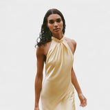 Gala - Satin Halter Dress