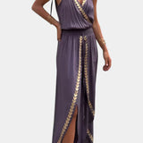 Lorena - Dress with Golden Details