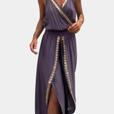 Lorena - Dress with Golden Details