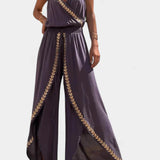 Lorena - Dress with Golden Details