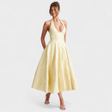 Halina - Midi Dress with Corset