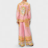 Sage - Mermaid Relaxed Shirt and Elastic Waist Pants Set