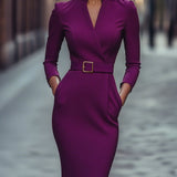 Iara - Refined Black Bodycon Dress
