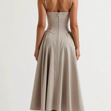 Odete - Structured bodice midi dress