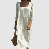 Nádia - Casual Linen Dress