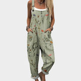 Anna | Dungarees with Wildflower Pattern
