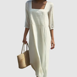 Nádia - Casual Linen Dress