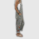 Isla™ | Overalls with a scattered floral pattern