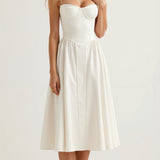 Odete - Structured bodice midi dress