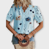 Emília - V-Neck Blouse