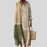 Flattering Printed Summer Dress
