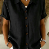 Button Front Blouse