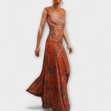 Phoenix - Shimmering Wave Mesh Bodysuit