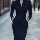 Iara - Refined Black Bodycon Dress