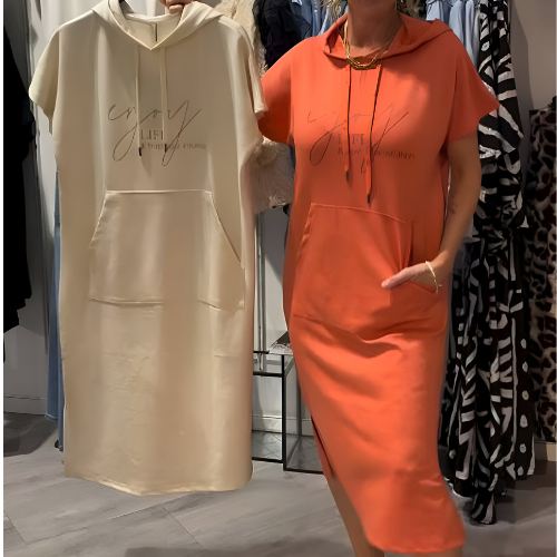 Saskia - Casual Hoodie Dress