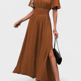 Eterna - Elegant Black Maxi Dress