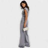 Sofia - Asymmetrical Ensemble with Draped Shoulders