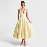 Halina - Midi Dress with Corset