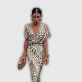 Clarandra | Copper Midi Dress