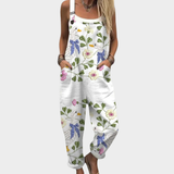 Lotti™ | Dungarees with Floral Vine Pattern