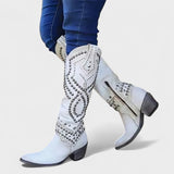 Mia | Western Knee-High Boots