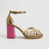 Noelyrah | Orthopedic Gold Block Heel