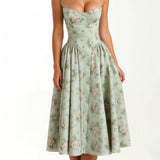 Odete - Structured bodice midi dress