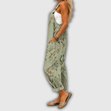 Anna | Dungarees with Wildflower Pattern