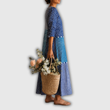 Nora | Patchwork Boho Midi Dress