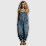 Emma - Stylish Denim Jumpsuit With Pockets