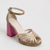 Noelyrah | Orthopedic Gold Block Heel