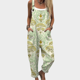 Wilma™ | Overalls with Bee and Flower Pattern