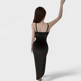 Gabriela - Velvet Dress with Slit