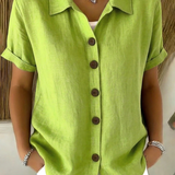 Button Front Blouse