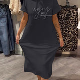 Saskia - Casual Hoodie Dress