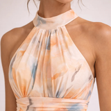 Savenora | Halter Neck Maxi Dress