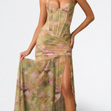 Isamara - Long Dress with Corset