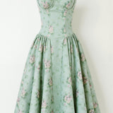 Odete - Structured bodice midi dress