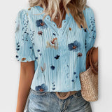 Emily - Stylish Blouse with V-Neck