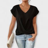 Elsbeth™ | Top with V-Neck and Draping