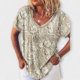 Mia - Blouse with Floral Pattern