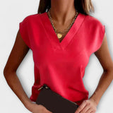 Melanie™ | Summer Top with V-Neck