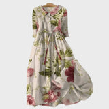 Long Botanical Style Dress