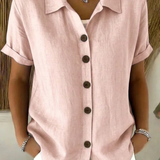 Button Front Blouse