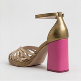 Noelyrah | Orthopedic Gold Block Heel