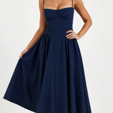 Odete - Structured bodice midi dress