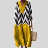Flattering Summer Dress with Print